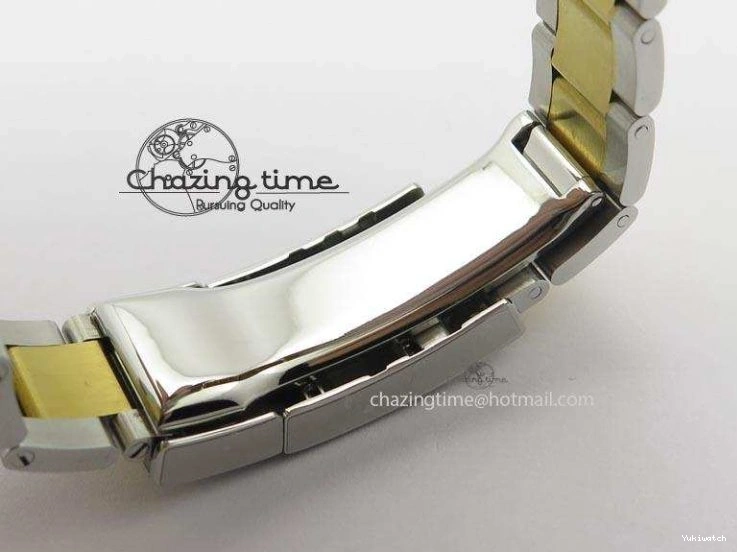 YG Bracelet Dial On Edition JF Daytona A7750 YG Best SS SS 116523 White 0106